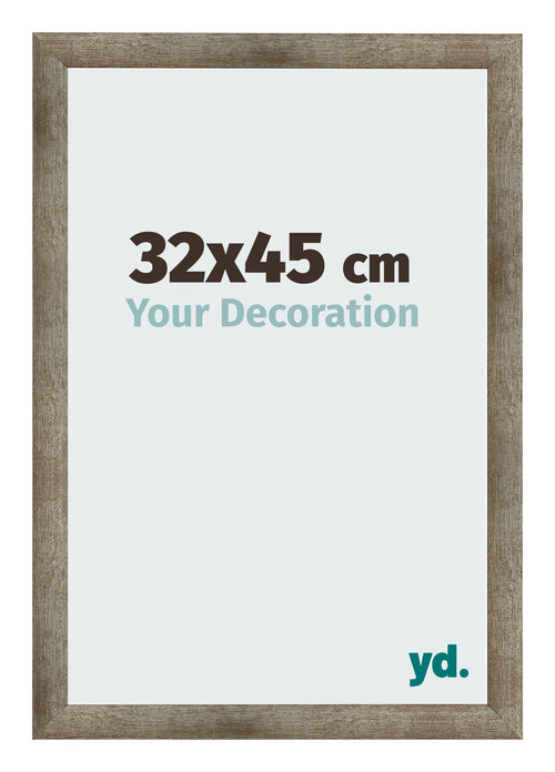 Marco de Fotos 32x45 cm Metal Vintage MDF Bologna Delantera Tamano | Yourdecoration.es