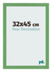 Marco de Fotos 32x45 cm Verde MDF Bologna Delantera Tamano | Yourdecoration.es