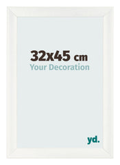 Marco de Fotos 32x45cm Blanco Vintage MDF Pisa Delantera Tamano | Yourdecoration.es