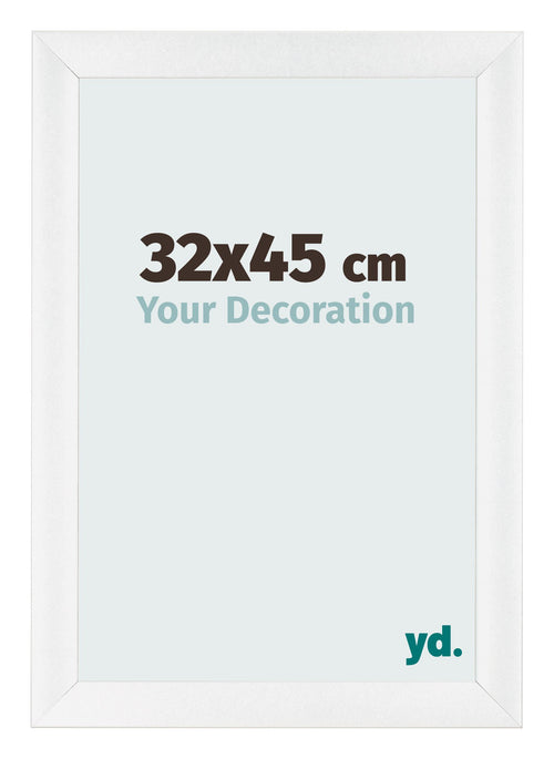 Marco de Fotos 32x45cm Blanco Vintage MDF Pisa Delantera Tamano | Yourdecoration.es