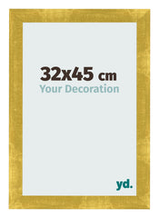 Marco de Fotos 32x45cm Dorado Vintage MDF Pisa Delantera Tamano | Yourdecoration.es
