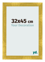 Marco de Fotos 32x45cm Dorado Vintage MDF Pisa Delantera Tamano | Yourdecoration.es