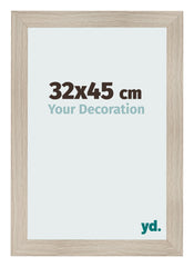 Marco de Fotos 32x45cm Roble Rustico MDF Pisa Delantera Tamano | Yourdecoration.es