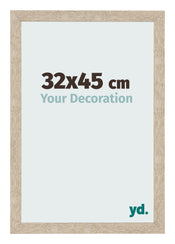 Marco de Fotos 32x45cm Roble Sonoma MDF Bologna Delantera Tamano | Yourdecoration.es