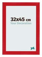 Marco de Fotos 32x45cm Rojo MDF Pisa Delantera Tamano | Yourdecoration.es