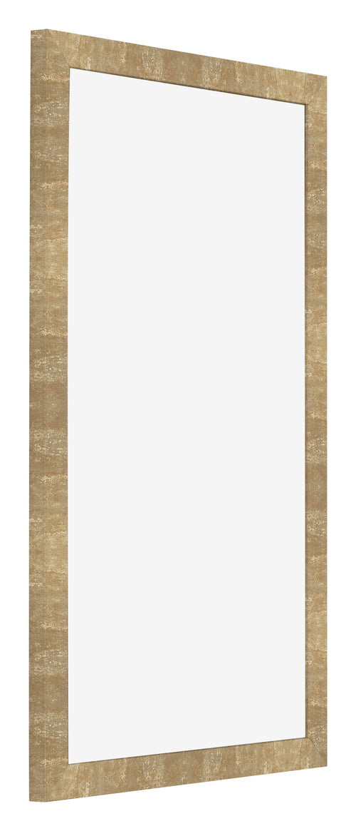 Marco de Fotos 33x48cm Dorado Antiguo MDF Bologna Delantera Oblicuo | Yourdecoration.es
