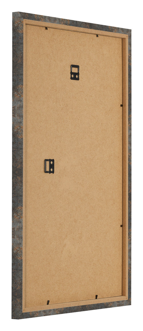 Marco de Fotos 33x48cm Metal Oxidado MDF Bologna Trasera Oblicuo | Yourdecoration.es