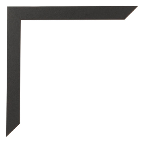 Marco de Fotos 33x48cm Negro Mate MDF Bologna Detalle Esquina | Yourdecoration.es