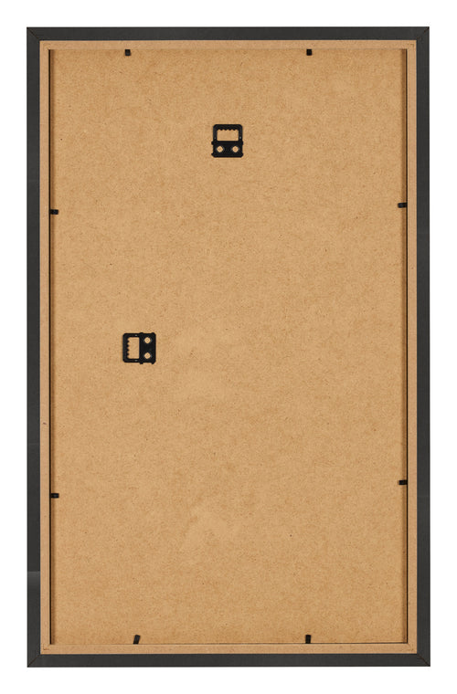 Marco de Fotos 33x48cm Negro Mate MDF Bologna Trasera | Yourdecoration.es