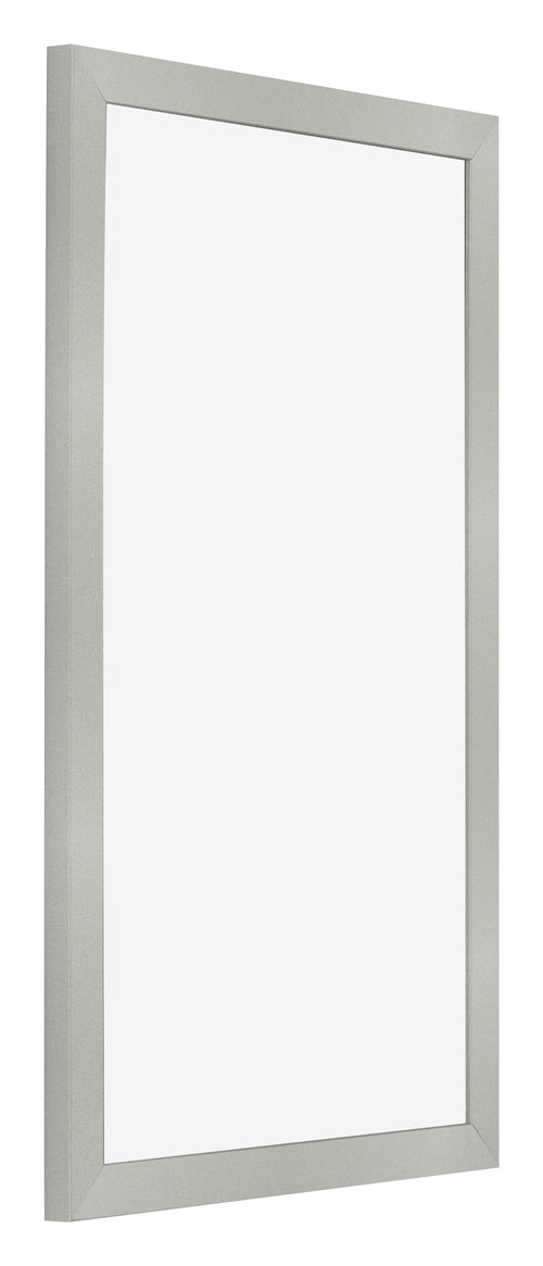 Marco de Fotos 33x48cm Plateado Mate MDF Bologna Delantera Oblicuo | Yourdecoration.es