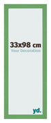 Marco de Fotos 33x98 cm Verde MDF Bologna Delantera Tamano | Yourdecoration.es