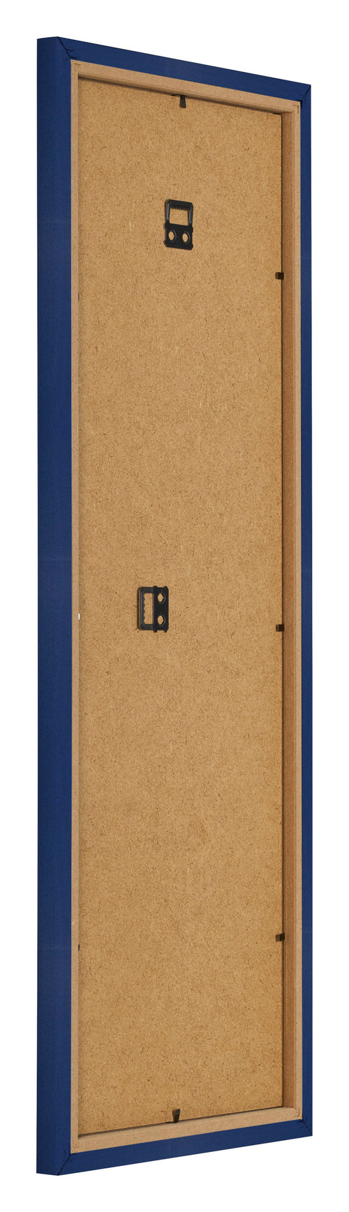 Marco de Fotos 33x98cm Azul Oscuro Barrido MDF Bologna Trasera Oblicuo | Yourdecoration.es