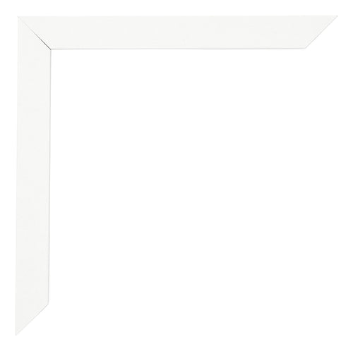 Marco de Fotos 33x98cm Blanco Brillante MDF Bologna Detalle Esquina | Yourdecoration.es