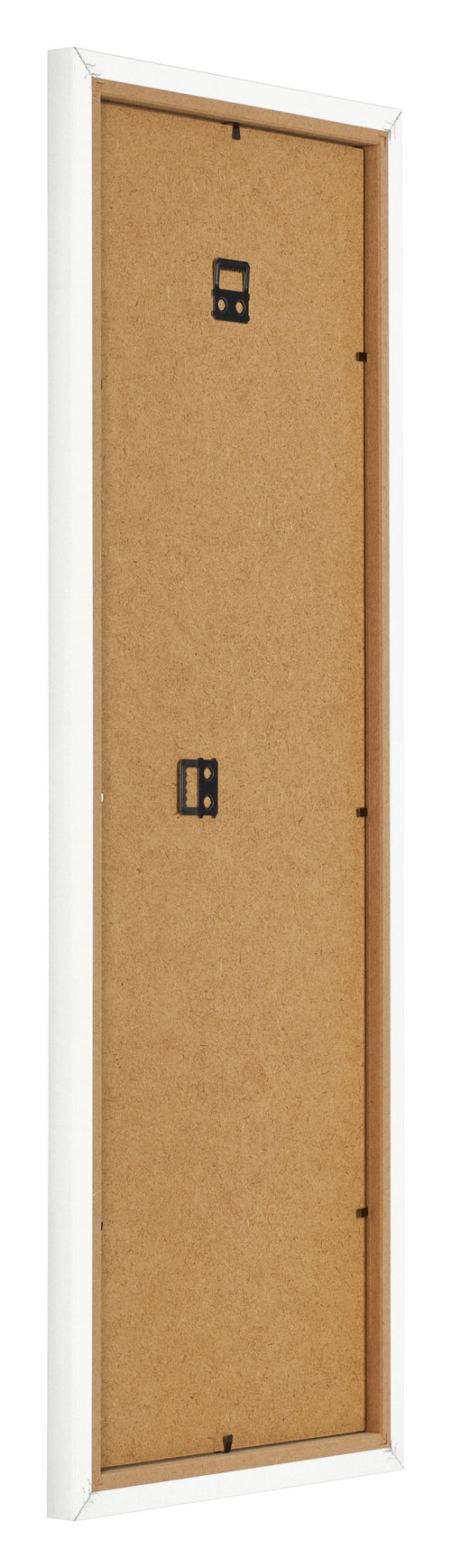 Marco de Fotos 33x98cm Blanco Brillante MDF Bologna Trasera Oblicuo | Yourdecoration.es