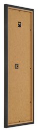 Marco de Fotos 33x98cm Negro Mate MDF Bologna Trasera Oblicuo | Yourdecoration.es