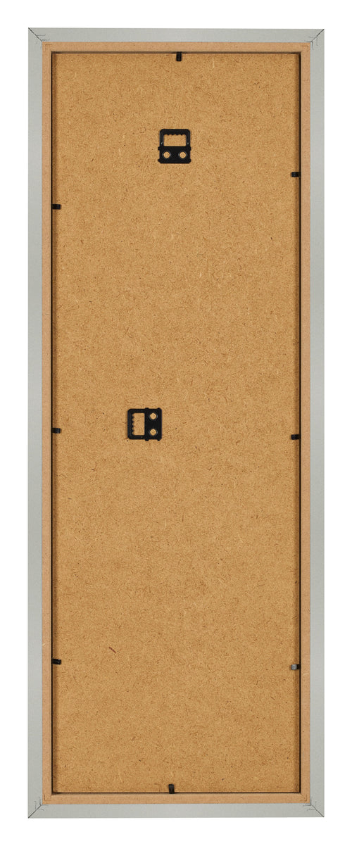 Marco de Fotos 33x98cm Plateado Mate MDF Bologna Trasera | Yourdecoration.es