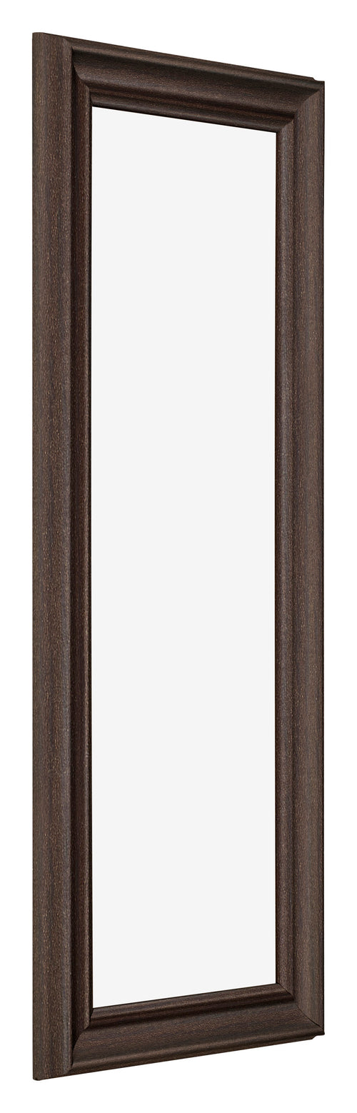 Marco de Fotos 33x98cm Roble Oscuro MDF Lazio Delantera Oblicuo | Yourdecoration.es