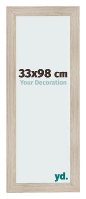 Marco de Fotos 33x98cm Roble Rustico MDF Pisa Delantera Tamano | Yourdecoration.es