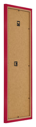Marco de Fotos 33x98cm Rojo MDF Bologna Trasera Oblicuo | Yourdecoration.es