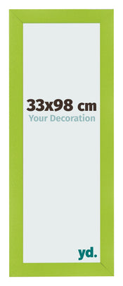 Marco de Fotos 33x98cm Verde MDF Pisa Delantera Tamano | Yourdecoration.es
