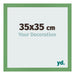 Marco de Fotos 35x35 cm Verde MDF Bologna Delantera Tamano | Yourdecoration.es