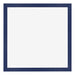 Marco de Fotos 35x35cm Azul Oscuro Barrido MDF Bologna Delantera | Yourdecoration.es