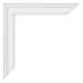 Marco de Fotos 35x35cm Blanco Barrido MDF Lazio Detalle Esquina | Yourdecoration.es