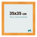 Marco de Fotos 35x35cm Naranja MDF Pisa Delantera Tamano | Yourdecoration.es