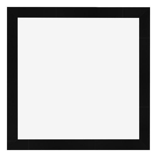 Marco de Fotos 35x35cm Negro Plateado Pulido MDF Pisa Delantera | Yourdecoration.es