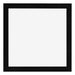 Marco de Fotos 35x35cm Negro Plateado Pulido MDF Pisa Delantera | Yourdecoration.es