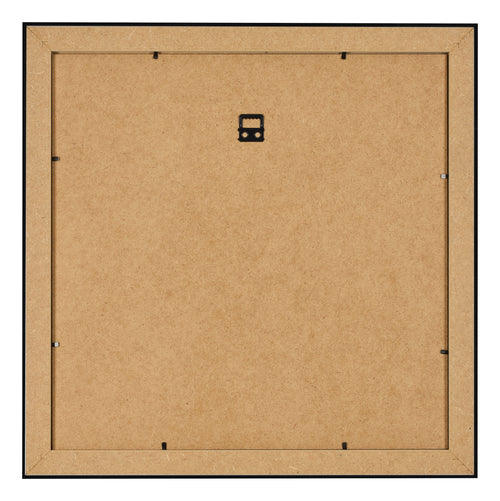 Marco de Fotos 35x35cm Negro Plateado Pulido MDF Pisa Trasera | Yourdecoration.es