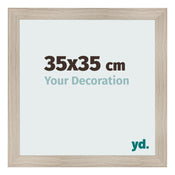 Marco de Fotos 35x35cm Roble Rustico MDF Pisa Delantera Tamano | Yourdecoration.es