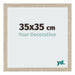 Marco de Fotos 35x35cm Roble Sonoma MDF Bologna Delantera Tamano | Yourdecoration.es
