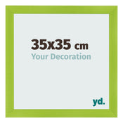 Marco de Fotos 35x35cm Verde MDF Pisa Delantera Tamano | Yourdecoration.es