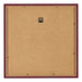 Marco de Fotos 35x35cm Vino Tinto Barrido MDF Bologna Trasera | Yourdecoration.es