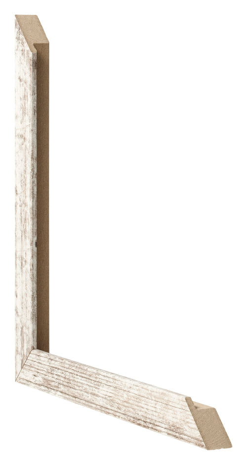 Marco de Fotos 35x45cm Blanco Vintage MDF Bologna Detalle Diametro | Yourdecoration.es