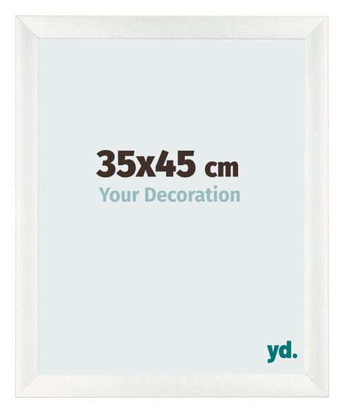 Marco de Fotos 35x45cm Blanco Vintage MDF Pisa Delantera Tamano | Yourdecoration.es