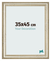 Marco de Fotos 35x45cm Brillo Metalico MDF Lazio Delantera Tamano | Yourdecoration.es