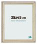 Marco de Fotos 35x45cm Brillo Metalico MDF Lazio Delantera Tamano | Yourdecoration.es