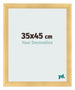 Marco de Fotos 35x45cm Dorado Vintage MDF Pisa Delantera Tamano | Yourdecoration.es