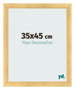 Marco de Fotos 35x45cm Dorado Vintage MDF Pisa Delantera Tamano | Yourdecoration.es