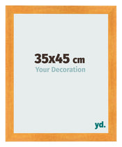 Marco de Fotos 35x45cm Naranja MDF Pisa Delantera Tamano | Yourdecoration.es