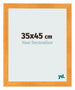 Marco de Fotos 35x45cm Naranja MDF Pisa Delantera Tamano | Yourdecoration.es