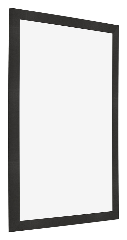 Marco de Fotos 35x45cm Negro Mate MDF Bologna Delantera Oblicuo | Yourdecoration.es