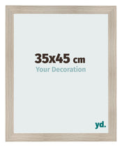 Marco de Fotos 35x45cm Roble Rustico MDF Pisa Delantera Tamano | Yourdecoration.es