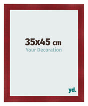Marco de Fotos 35x45cm Vino Tinto Barrido MDF Pisa Delantera Tamano | Yourdecoration.es