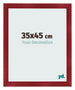 Marco de Fotos 35x45cm Vino Tinto Barrido MDF Pisa Delantera Tamano | Yourdecoration.es