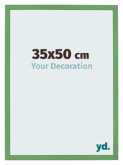 Marco de Fotos 35x50 cm Verde MDF Bologna Delantera Tamano | Yourdecoration.es
