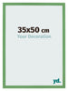 Marco de Fotos 35x50 cm Verde MDF Bologna Delantera Tamano | Yourdecoration.es