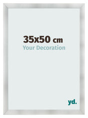 Marco de Fotos 35x50cm Aluminio Cepillado MDF Pisa Delantera Tamano | Yourdecoration.es